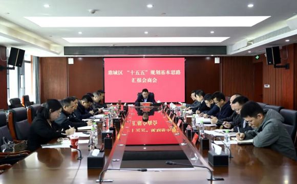陈远主持召开鼎城区“十五五”规划基本思路汇报会商会
