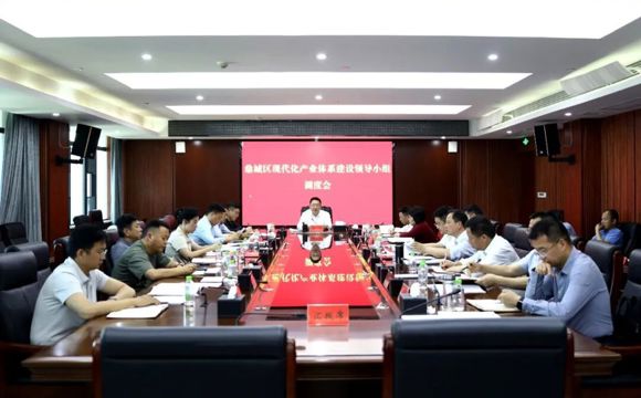 陈远主持召开全区现代化产业体系建设领导小组调度会