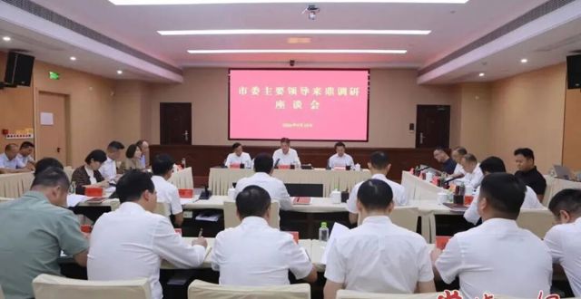 罗毅君在鼎城区调研并召开座谈会