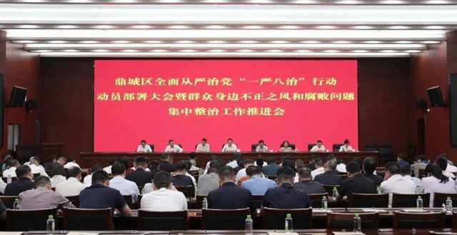鼎城区召开全面从严治党“一严八治”行动动员部署会暨群众身边不正之风和腐败问题集中整治工作推进会