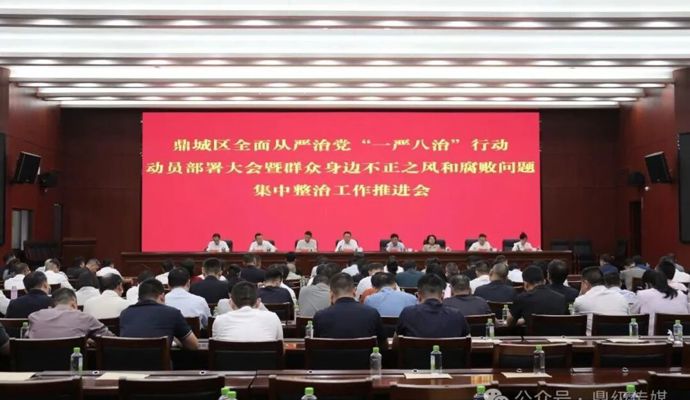 鼎城区召开全面从严治党“一严八治”行动动员部署会暨群众身边不正之风和腐败问题集中整治工作推进会